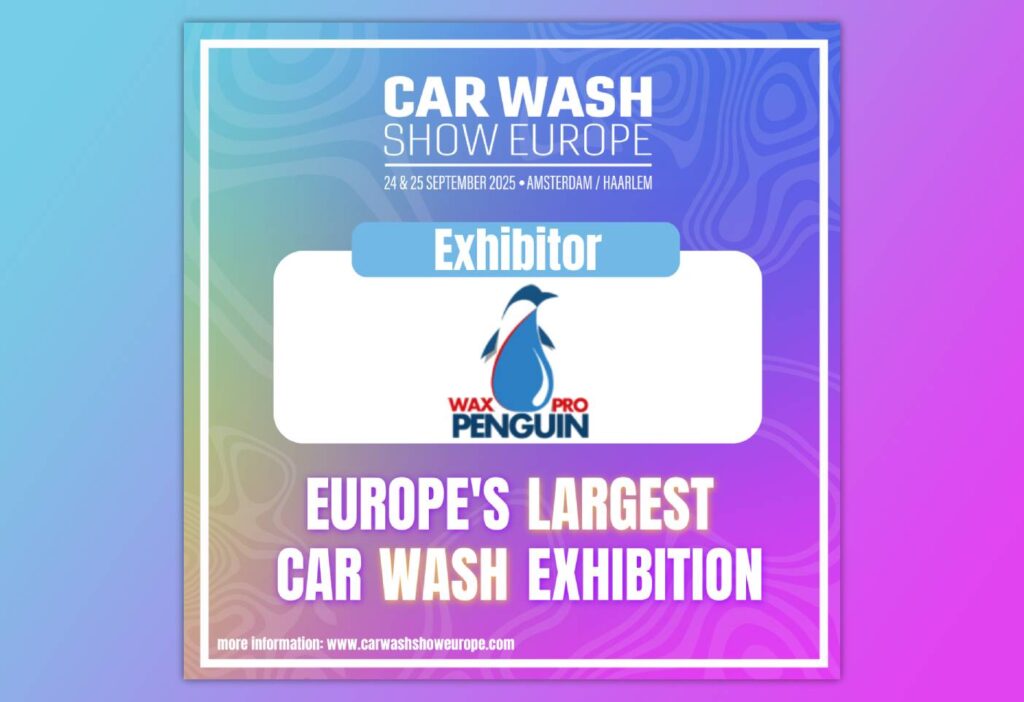 Penguin Wax Pro expositor en Car Wash Show Europe 2025