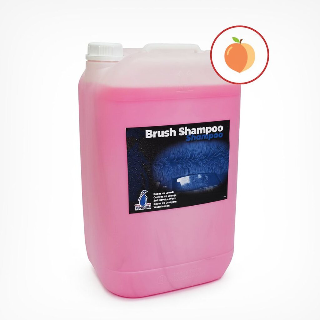 peach brush shampoo